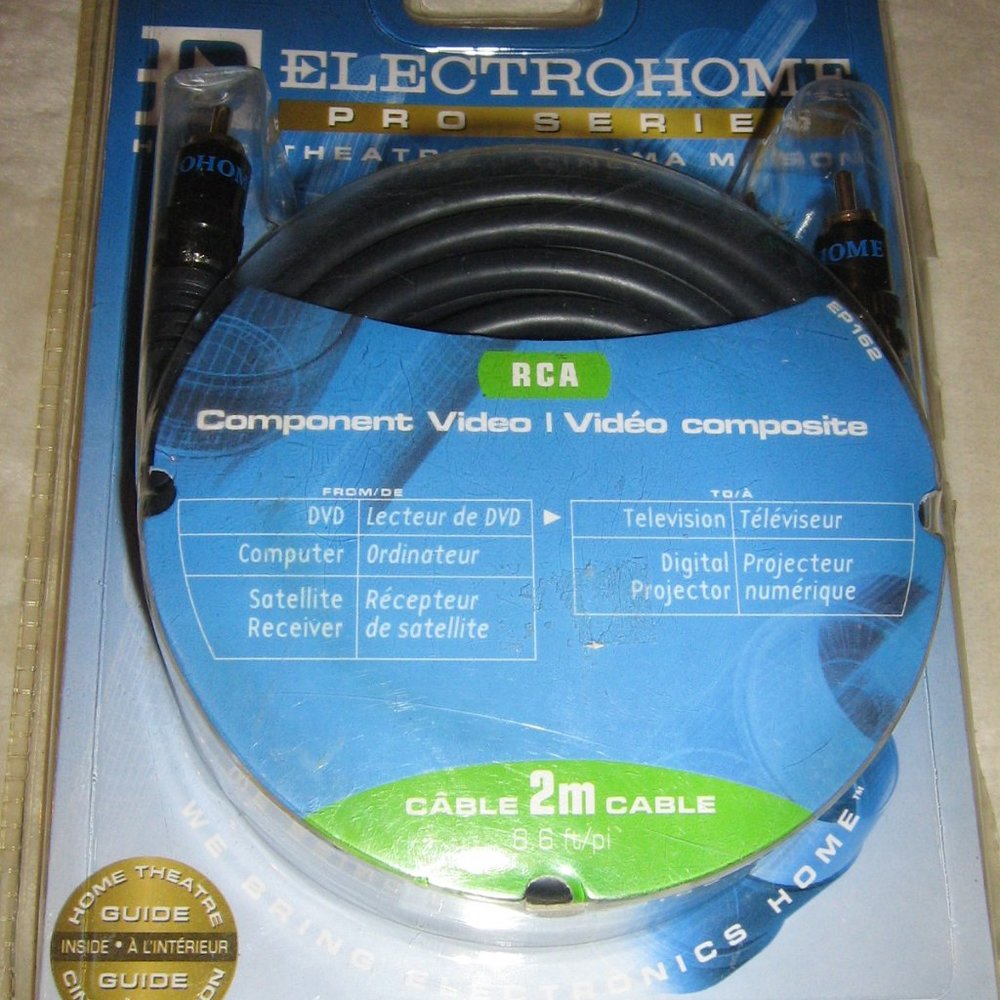 Electrohome Home Theatre Cable 2M  $5.00 AS AN ADD ON ITEM